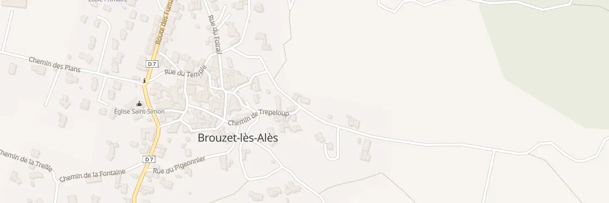 Plan du 147 Che de l’Aven à Brouzet-lès-Alès