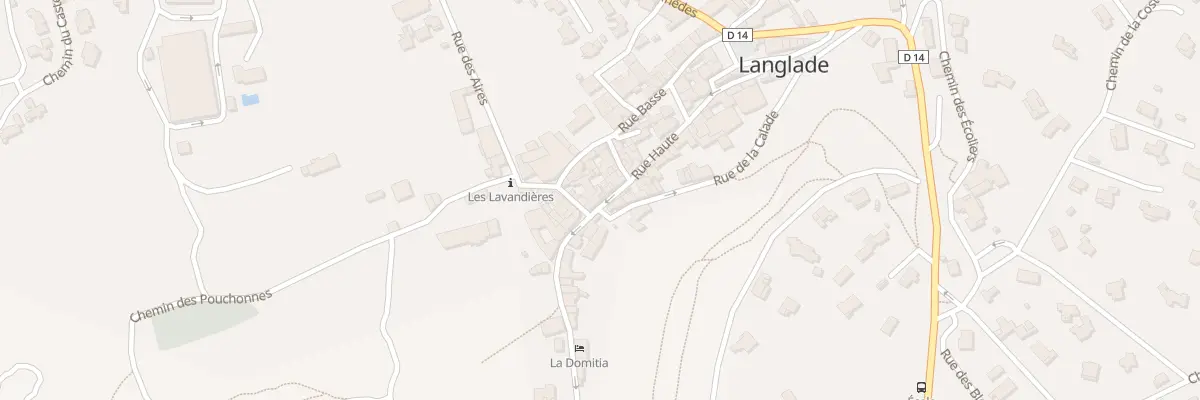 Plan du 38 Rue Haute à Langlade