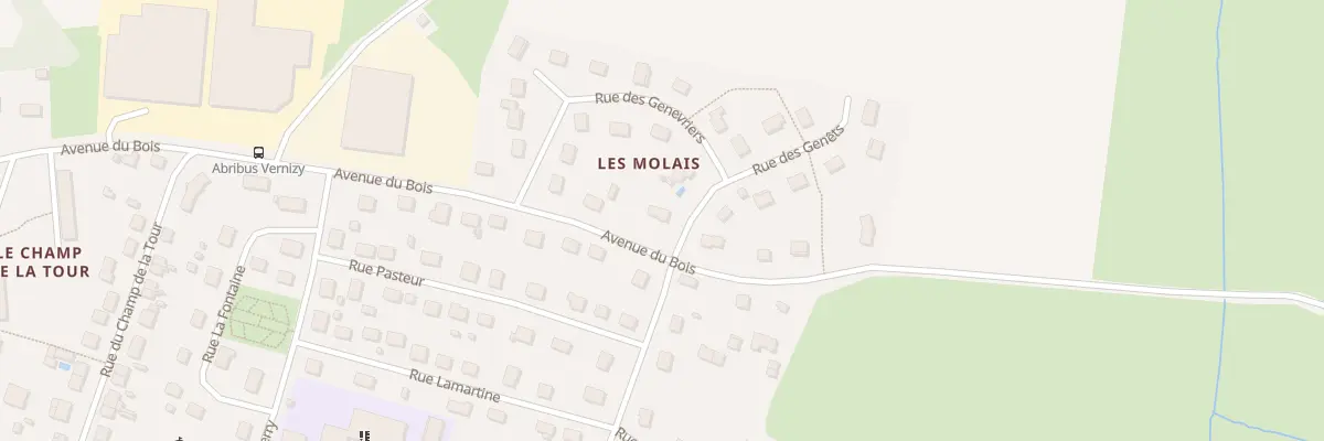 Plan du 14 Rue des Genévriers à Génelard