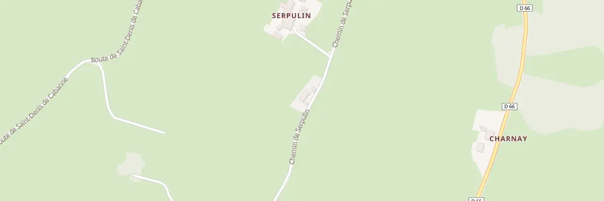 Plan du 620 Che de Serpulin à Maizilly