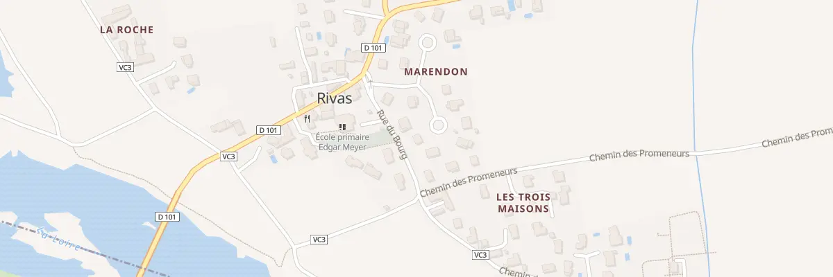 Plan du 16 All du Marendon à Rivas