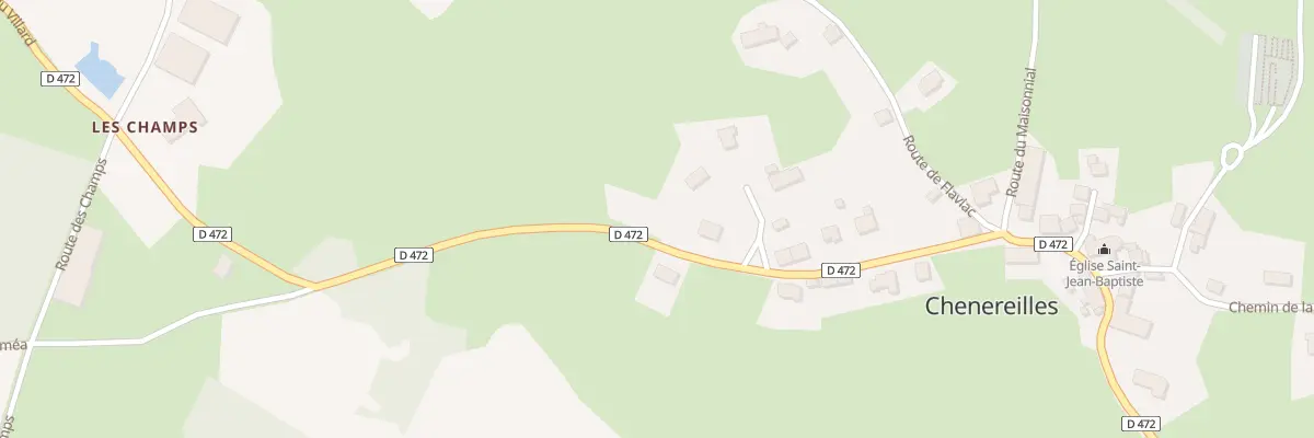 Plan du 220 Rte du Villard à Chenereilles