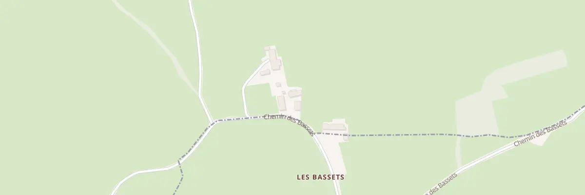 Plan du 950 Che des Bassets à Amanzé