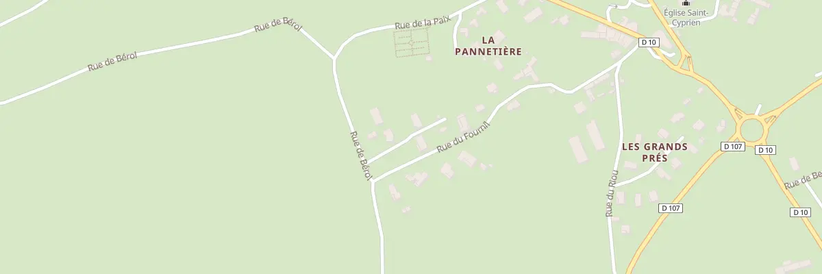Plan du 540 Rue Berol à Civens