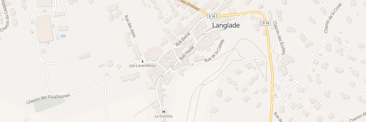 Plan du 31 Rue Haute à Langlade