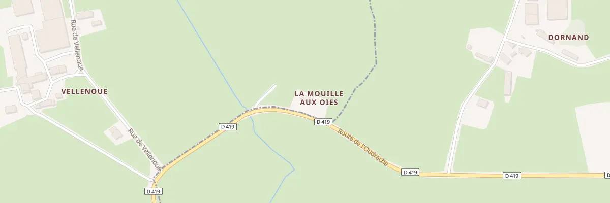 Plan du 5014 La Mouille aux Oies à Dompierre-sous-Sanvignes