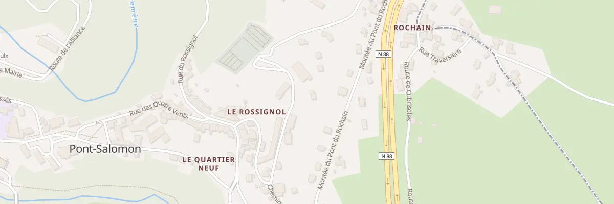 Plan du 16 Rue du Cimetiére à Pont-Salomon