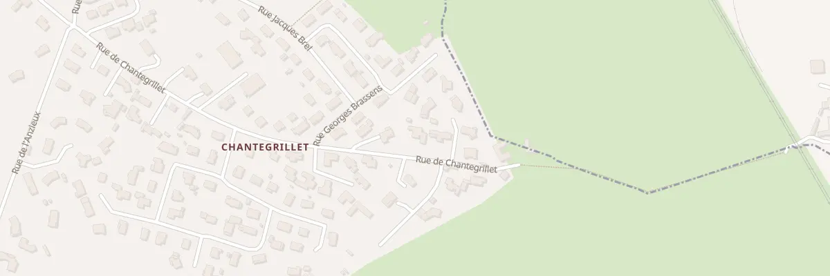 Plan du 853 Rue de Chantegrillet à Montrond-les-Bains