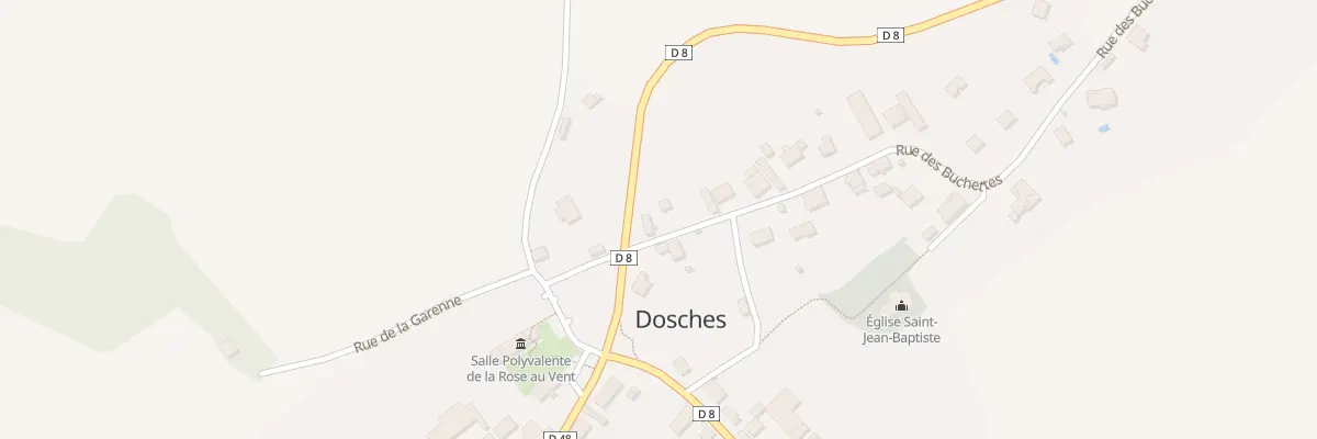 Plan du 2 Rue des Buchettes à Dosches
