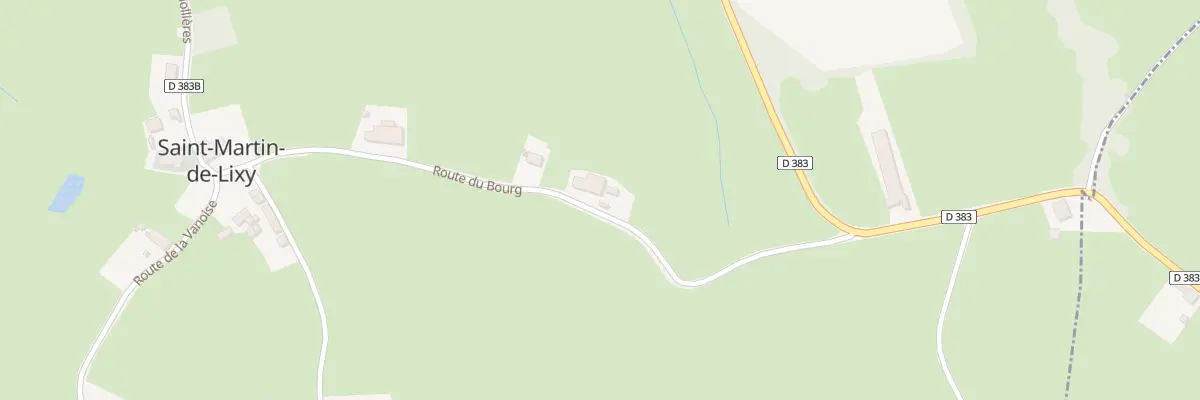 Plan du 313 Rte du Bourg à Saint-Martin-de-Lixy