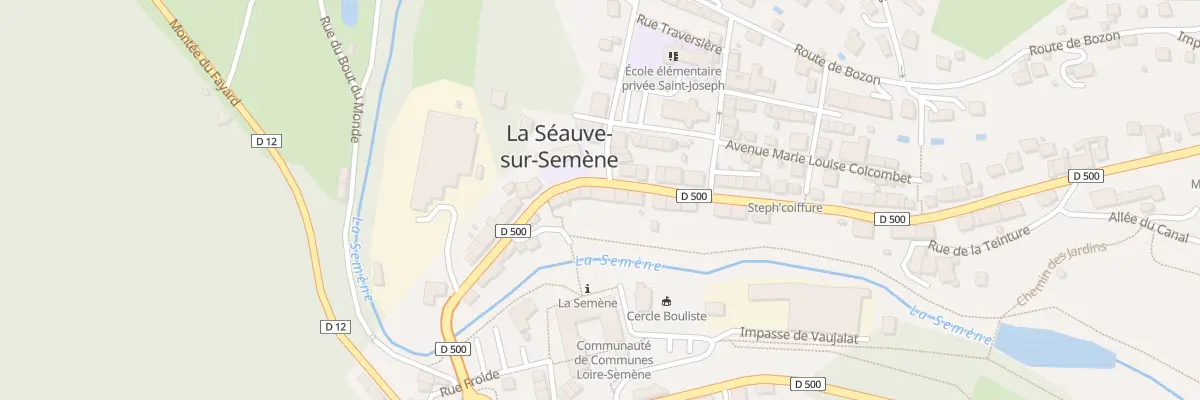 Plan du 24 Av de la Semène à La Séauve-sur-Semène