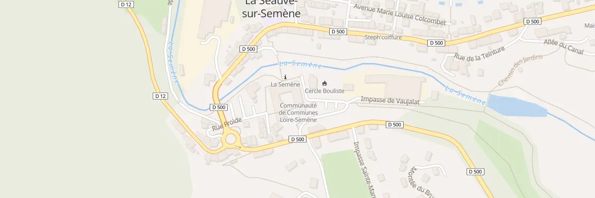 Plan du 7 Rue de l’Ancien Lavoir à La Séauve-sur-Semène