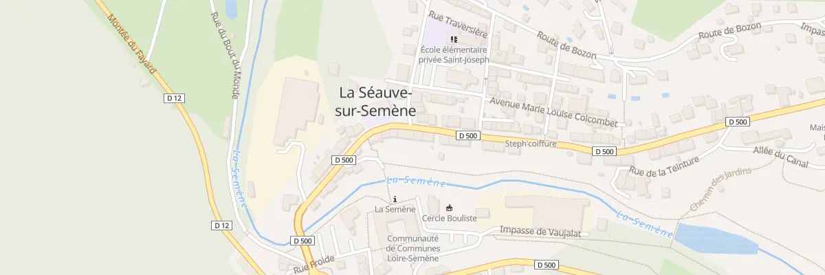 Plan du 26 Av de la Semène à La Séauve-sur-Semène