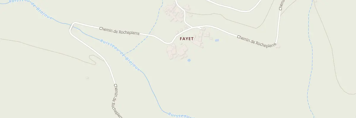 Plan du 5171 Fayet à Sanilhac
