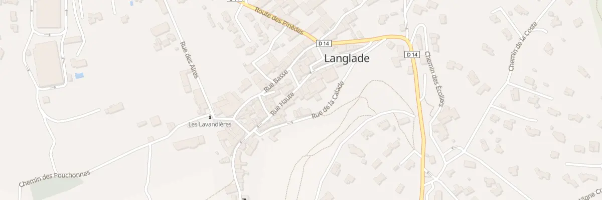 Plan du 5098F Rue de la Calade à Langlade