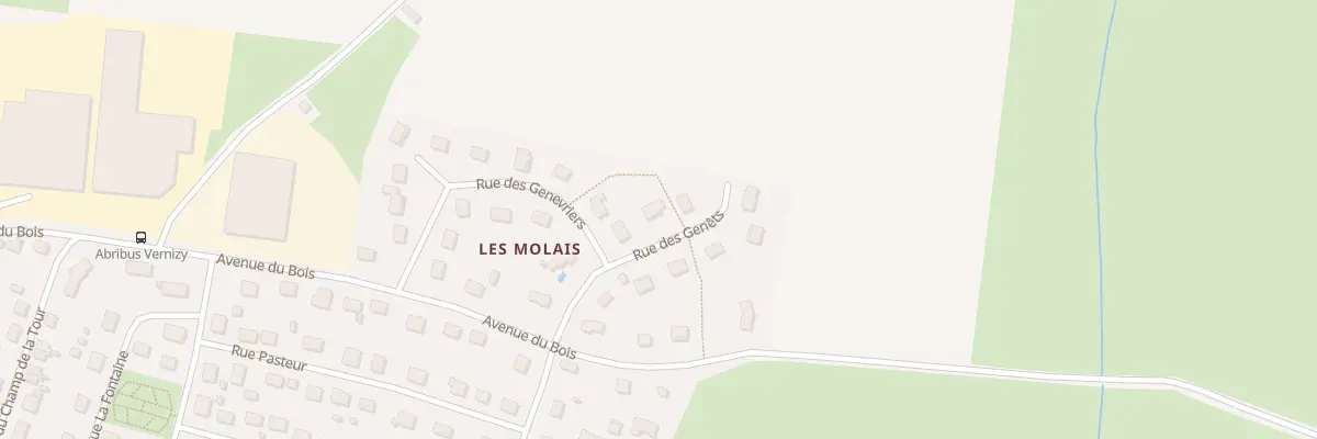 Plan du 1 Rue des Genêts à Génelard