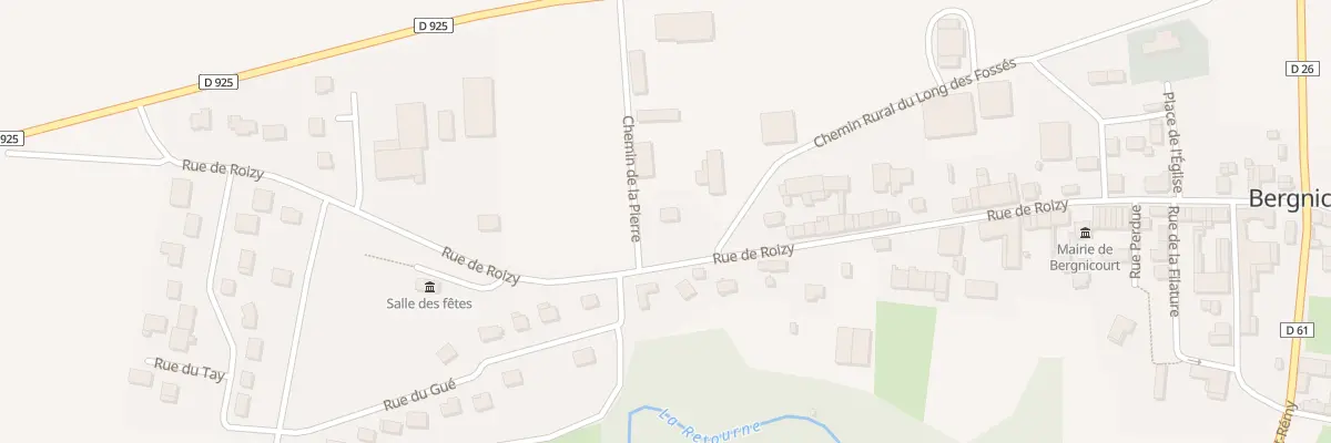 Plan du 38 Rue de Roizy à Bergnicourt