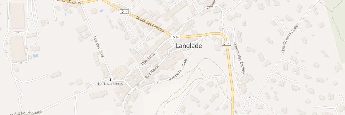 Plan du 9 Rue Haute à Langlade