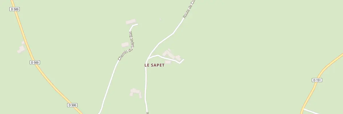 Plan du 3 Che du Sapet Haut à Mazet-Saint-Voy