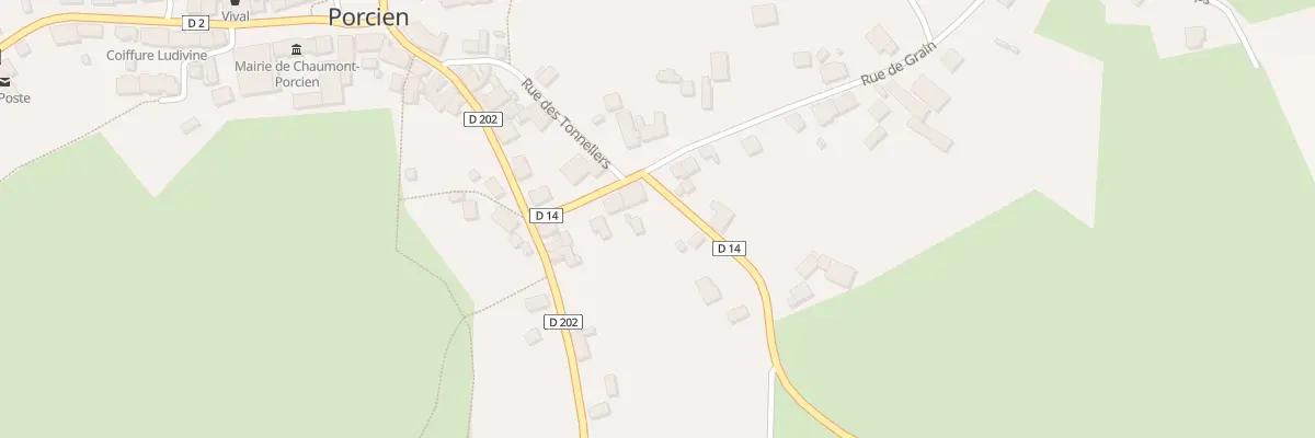 Plan du 2 Rte d’Adon à Chaumont-Porcien