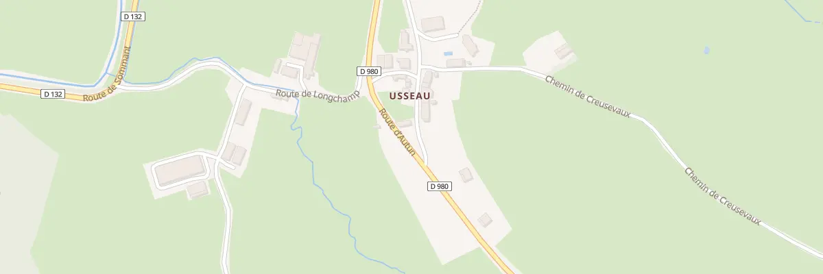 Plan du 10 Rte d’Usseau à Lucenay-l’Évêque