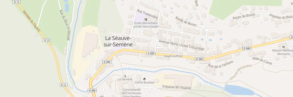 Plan du 31 Av de la Semène à La Séauve-sur-Semène