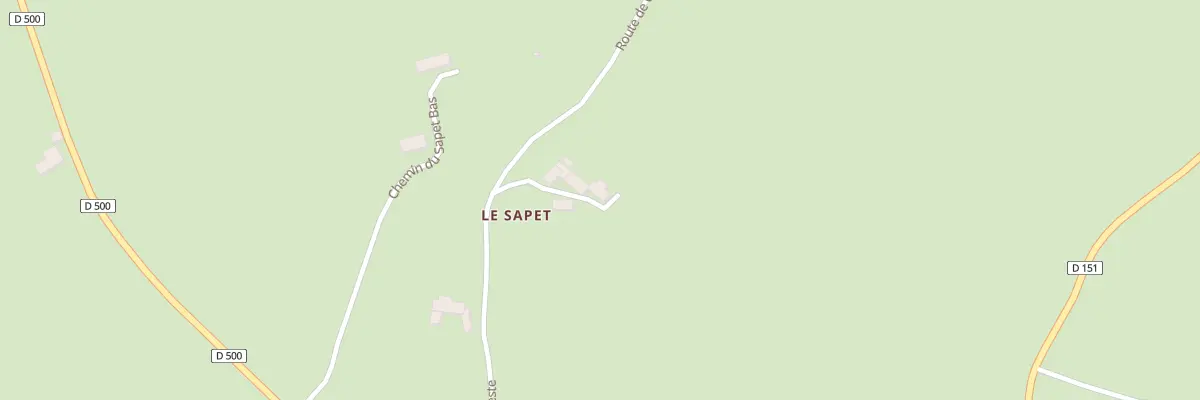 Plan du 5 Che du Sapet Haut à Mazet-Saint-Voy