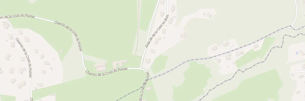 Plan du 5845 La Case au Bois à Saint-Paul-en-Cornillon