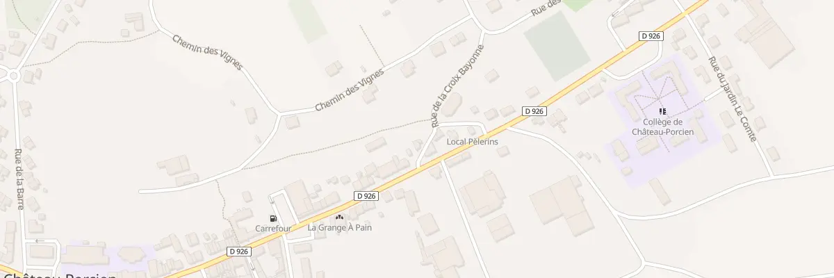 Plan du 55 Rue de Sommevue à Château-Porcien