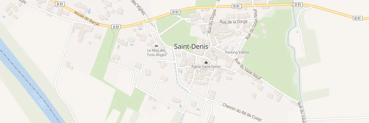 Plan du 5026 Rue de l’Eglise à Saint-Denis