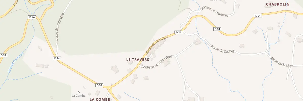 Plan du 3463 Rte de Tanargue à Joannas