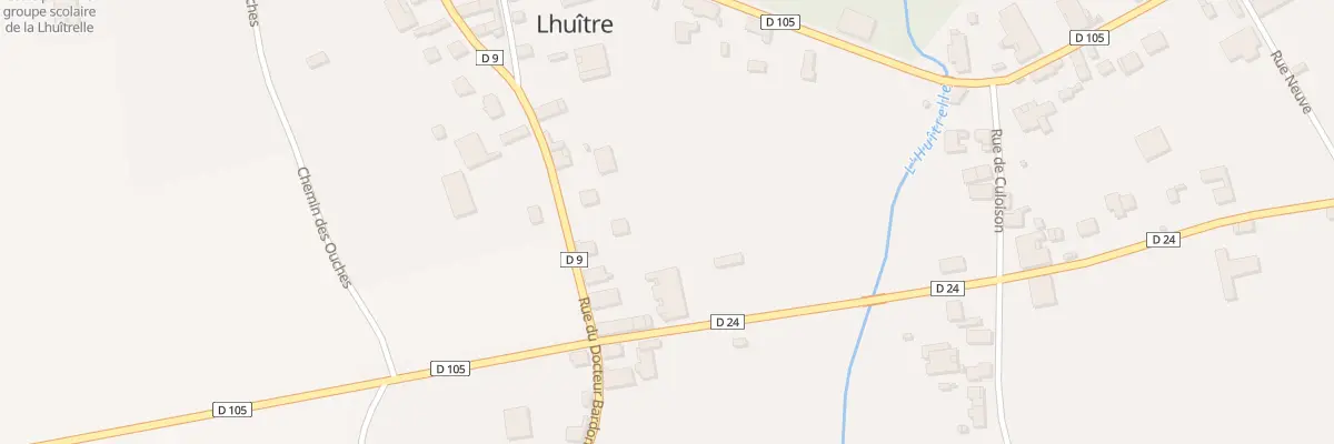 Plan du 20 Rue du Docteur Bardon à Lhuître