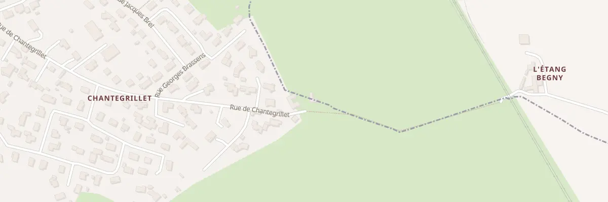 Plan du 969 Rue de Chantegrillet à Montrond-les-Bains