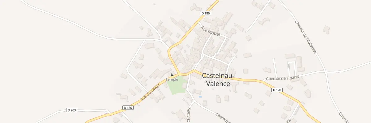 Plan du 3 Imp des Parans à Castelnau-Valence