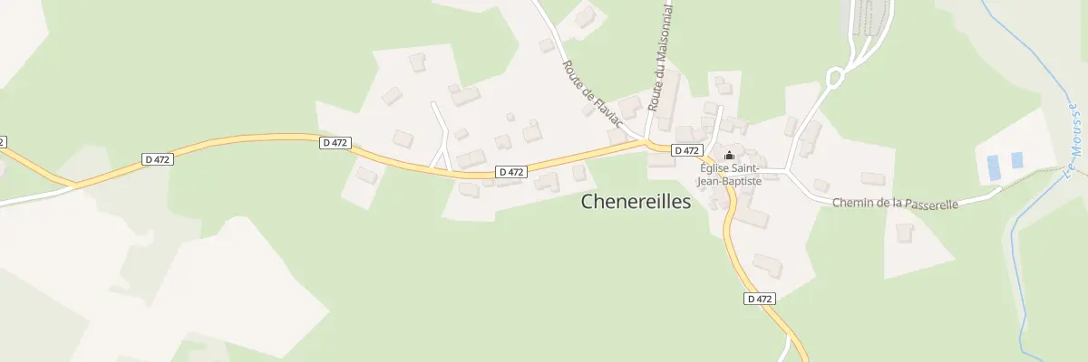 Plan du 107 Rte du Villard à Chenereilles