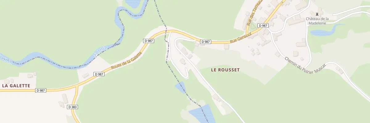 Plan du 5064 Le Bourg à Châteauneuf