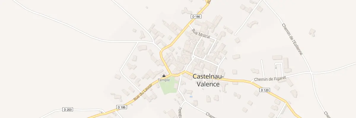 Plan du 8 Imp des Parans à Castelnau-Valence
