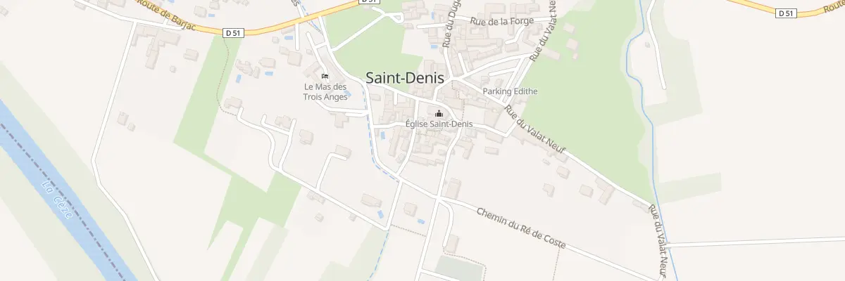Plan du 5013 Rue de la Cure à Saint-Denis