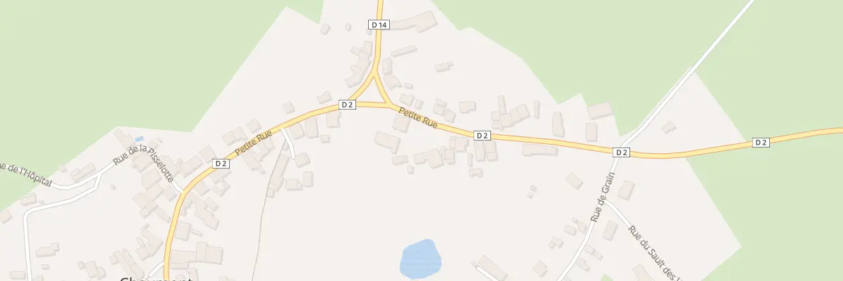 Plan de la Rue Petite Rue à Chaumont-Porcien
