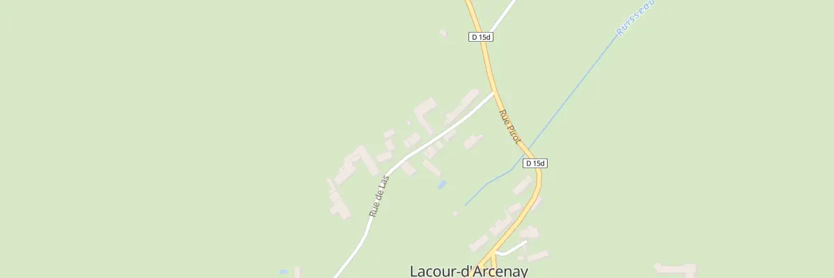 Plan du 17 Rue de Las - Lacour à Lacour-d’Arcenay