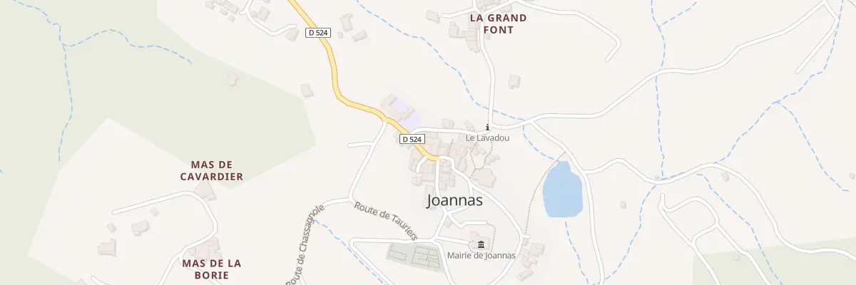 Plan du 74 Rue de l’Eglise à Joannas