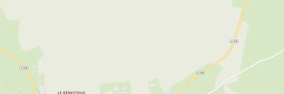 Plan du 5181 Le Genestoux à Borée