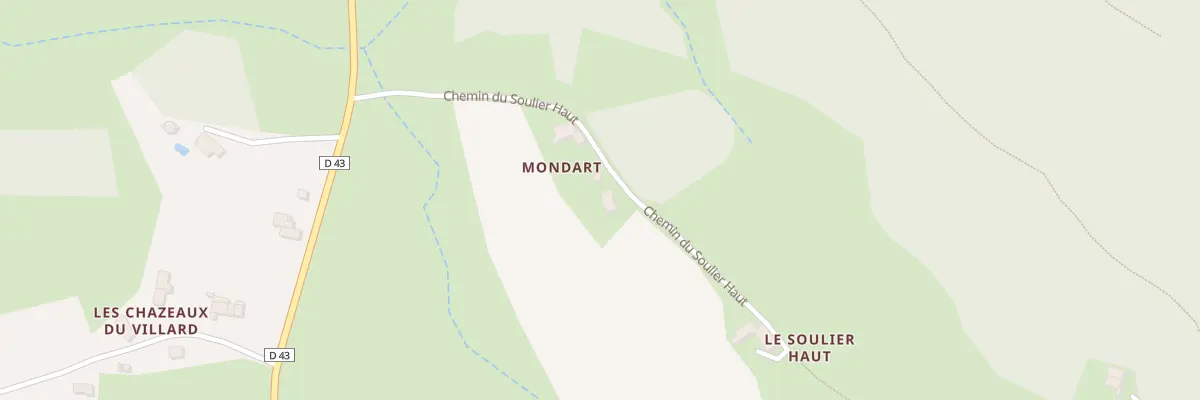 Plan du 6314 Mondar à Sainte-Sigolène
