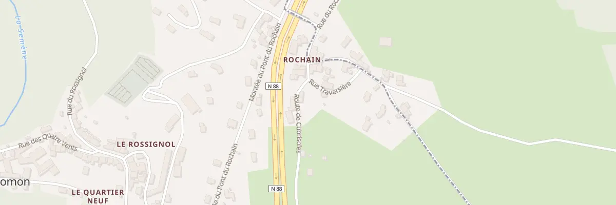 Plan du 5331 Le Rochain à Pont-Salomon