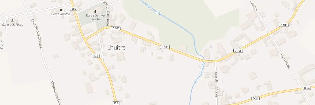 Plan du 8 Rue de Sainte Tanche à Lhuître