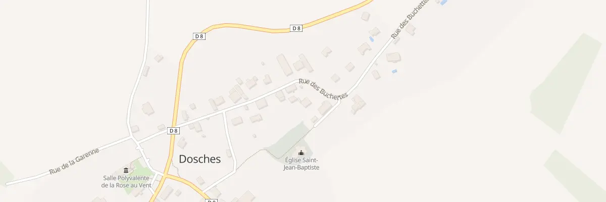 Plan du 9 Rue des Buchettes à Dosches