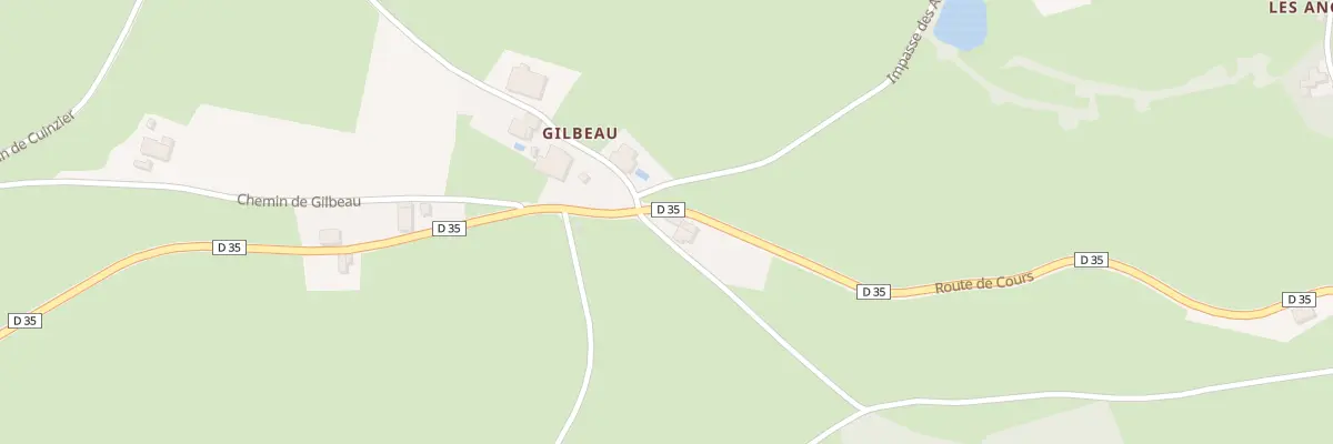 Plan du 1810 Rte de Cours à Jarnosse