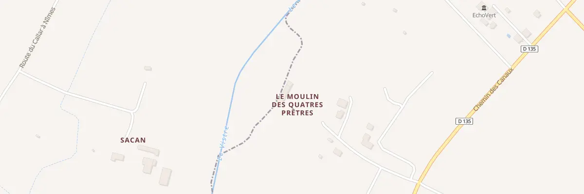 Plan du 9045 Che des Canaux au Cailar