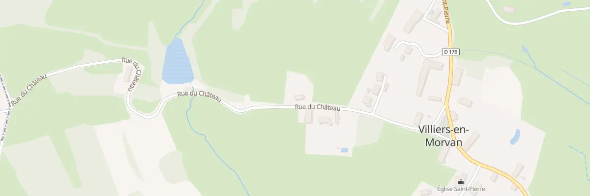 Plan du 5020 Bande des Pierres et Les C à Brazey-en-Morvan