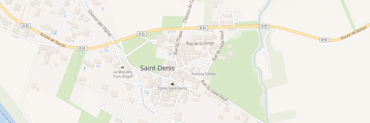 Plan du 14 Imp des Glycines à Saint-Denis